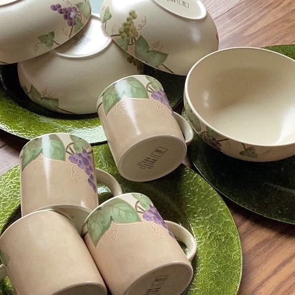 Mikasa Other - 🍇  Mikasa  Chablis  🍇 Stoneware Mug   Set of Four $39  VNPLC